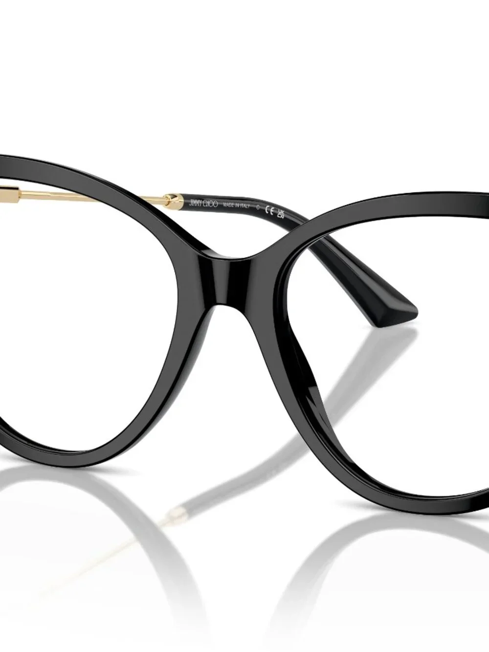 Jimmy Choo JC3001B Black Cat Eye Eyeglass Frames 54mm